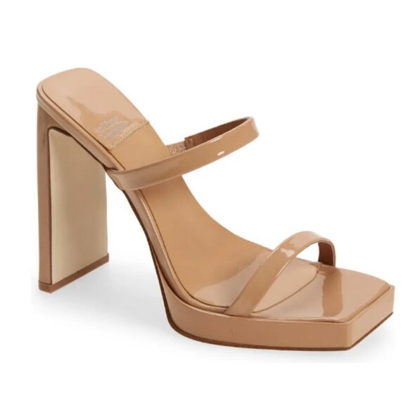 JEFFREY CAMPBELL Hustler Platform Sandal sz 9 - Picture 1 of 12